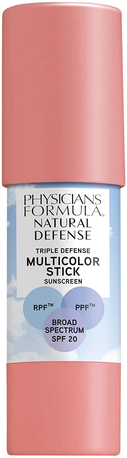 Physicians Formula Natural Defense Triple Defense Multicolor Stick with SPF 20, Soft Pink, 0.26 Ounce Physicians Formula Store