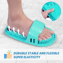 Meidong Silicone Shower Foot Scrubber Personal Foot Massage and Cleaning, Non-slip Foot Scrubber for Men and Women (1PCS Green) meidong Store