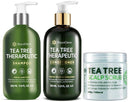 Roycederm Tea Tree Antifungal Scalp Care Set – Pre-Shampoo Scrub + Tea Tree Antifungal Shampoo + Hydrating Conditioner – Itchy & Dry Scalp Relief, Dandruff & Folliculitis Treatment Infinity Warehouse
