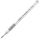 PANA USA 3D Kolinsky Nail Art Brush Silver Metal with Non-Slip Handle Acrylic Nail Art Brush Sculpture Brush (Size