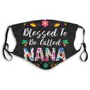 Qtchenglj Proud Nana, Blessed To Be Called Nana Unisex Mask balaclavas, Washable And Reusable, Suitable For Daily Outing Use 526