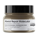 L'Oréal Professionnel Paris Absolut Repair Molecular Hair Mask | Repairs Damage & Restores Strength | For Extremely Dry Damaged Hair | Extra Detangling & Hydration | Peptides Bonder Infinity Warehouse
