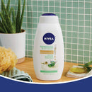 NIVEA Fresh Aloe and Lily Refreshing Body Wash with Nourishing Serum, 20 Fl Oz Bottle NIVEA