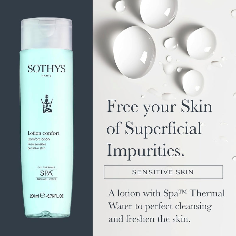 SOTHYS Comfort Lotion | Hydrating Face Toner for Sensitive Skin | Gentle Makeup Remover Infinity Warehouse
