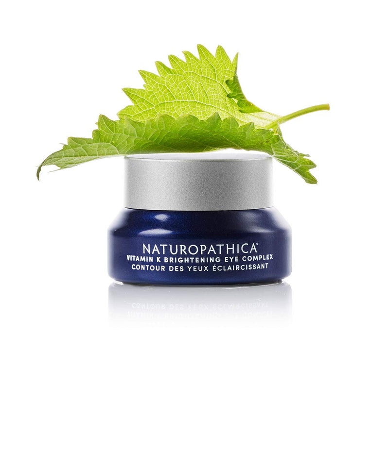Naturopathica Vitamin K Brightening Eye Complex - Daily Brightening Eye Cream For Dark Circles - Vegan, Made in USA (0.5 oz) Naturopathica