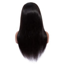 BLY Straight Lace Front Wigs Human Hair with Baby Hair Brazilian Virgin Hair 22 Inch for Black Women 150% Density Pre Plucked 13x4 Swiss Lace Size Part Natural Black Color BLY Store