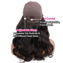 ISEE Hair Lace Front Wigs Brazilian Body Wave Human Hair Wigs for Black Women Pre Plucked Hairline 150% Density Lace Front Wigs with Baby Hair Natural Color (24'', Body Wave With Bangs) ISEE Store