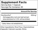 Momentous Ashwagandha Supplement - 300 mg NooGandha Ashwagandha Extract - Cognitive Performance, Alertness, & Focus Support - NSF Certified for Sport - Vegan - GMO- & Gluten-Free - 60 Servings Infinity Warehouse