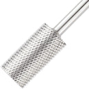 PANA Professional 3/32" Shank Size - Flat Top Large Barrel Silver Carbide Bit Fine Girt - Nail Drill Bit for Dremel Machine PANA