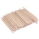 Orange Wood Nail Sticks, Double Heads Multi Functional Cuticle Pusher Remover Nail Cleaning, Manicure Pedicure Tool (200 Pack) KINGMAS