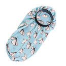 Extra Long Silky Satin Bonnet Sleep Cap Long Bonnet Cap for Braids Hair Loose Cap (Blue Flowers) SuperiMan