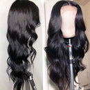 Wingirl Hair Lace Front Human Hair Wigs for Women Pre Plucked Hairline 150% Denisty 9A Brazilian Body Wave Lace Front Wigs with Baby Hair Natural Color (18", Natural Color) Wingirl Store