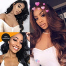 Brazilian Virgin Hair Loose Wave 4 Bundles 10A Unprocessed Wet And Wavy Human Hair Bundles Weave Wefts Weaving Remy Hair Extensions Natural Color Double Weft for Women vanlov Store