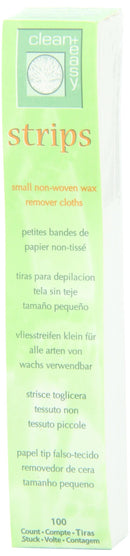 Clean + Easy Small (Face) Cloth Strips, 1/2" x 5" (100 count) Clean + Easy