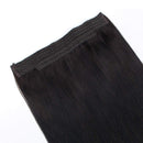 Sassina 20inch 120g Halo Hair Extensions Remy Human Hair Dark Brown Color