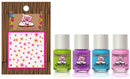 Piggy Paint 100% Non-Toxic Girls Nail Polish - Safe, Chemical Free Low Odor for Kids, Funny Bunny Piggy Paint Store