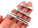 ALL in ONE DIY Hair Clip Kit: 15pcs Assorted Size French Style Barrette Hair Clip 40mm 60mm 80mm All In One