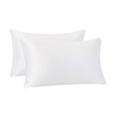 Amazon Basics Satin Pillowcases for Hair and Skin, Envelope Closure - White, Standard, Pack of 2 Amazon Basics Store