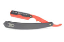 Barber Straight Razor, Professional Barber Straight Edge Razor - Barber Razor Compatible with Straight Razor Edge for Barber by Black Widow (1.5mm) (Red and Matte Black) Black Widow Executive Brand Razor Store