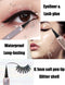 Eyelash Glue Pen Latex-Free Lash Glue Liner Self-Adhesive Eyeliner Pen 2 in 1 Eye Liner Pen lash Glue Pen Strong Hold Waterproof Eyelash Glue for False Lashes (3PCS, Mixed） CMNRO