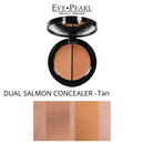 EVE PEARL Dual Salmon Concealer Full Coverage Under Eye Concealer Smooth Skin Treatment Brighten Makeup Hydrate Skincare (Tan) EVE PEARL