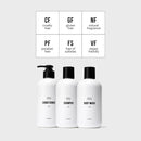 Public Goods Shower Essentials for Men and Women | Natural Shampoo, Conditioner & Body Wash | Made with Organic Essential Oils | Sulfate & Paraben Free | Vegan Friendly | 12 Fl Oz Bottles Infinity Warehouse