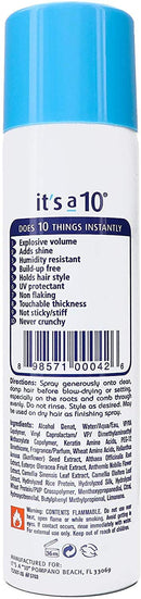 It's a 10 Haircare Miracle Blowdry Volumizer, 6 fl. oz. (Pack of 4) It's a 10 Haircare
