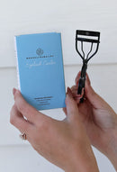 LASH NEXT DOOR Professional Eyelash Curler - Instant Long Lasting Curl, Lifts & Shapes - No Pinching or Creasing. Includes Replacement Pad (in black) LASH NEXT DOOR