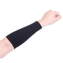 1 PCS Full Forearm Tattoo Cover Up Band Compression Sleeves Men Women (M, Black) 20LY