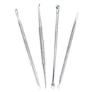 Blackhead, Whitehead, Pimple, Zit Remover Kit, Comedone Extractor Tool Treatment Skin Blemish and Acne Scar Removal 4-piece Alayna (TM)