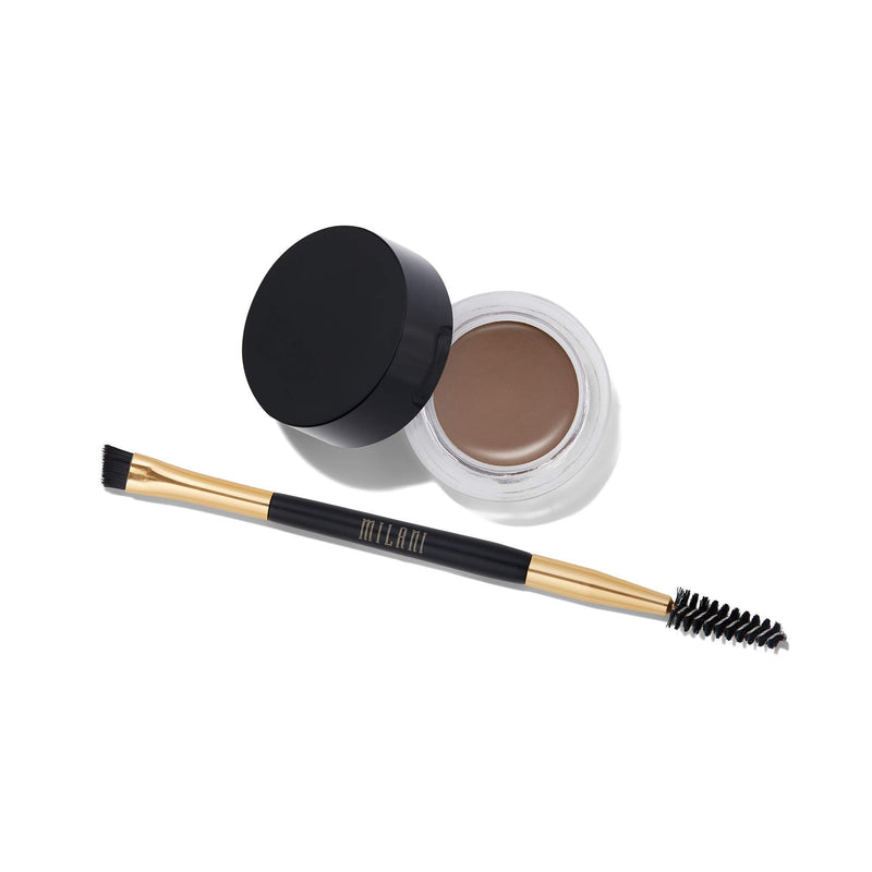 Milani Stay Put Brow Color - Brunette (0.09 Ounce) Vegan, Cruelty-Free Eyebrow Color that Fills and Shapes Brows Milani
