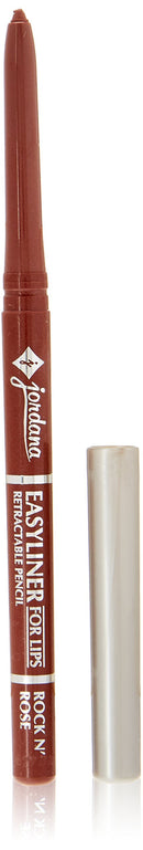 Jordana Easyliner Retractable Pencil for Lips, Rock N Rose 0.009 oz Jordana