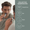 Panasonic ER-GN30-K Nose, Ear n Facial Hair Trimmer Wet/Dry with Vortex Cleaning System, Black Infinity Warehouse