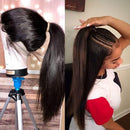 QTHAIR 14A Lace Front Wigs Human Hair 12A Grade Brazilain Straight Human Hair Wigs for Black Women 26" Pre Plucked Natural Hairline with Baby Hair 150% Density Natural Color QTHAIR Store