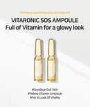 SNP PREP - Vitaronic SoS Ampoule - Nourishing & Moisturizing Effects for All Skin Types - 7 Vials, 1 Week Supply - 1.5ml per Vial - Best Gift Idea for Mom, Girlfriend, Wife, Her, Women SNP Shining Nature Purity Store