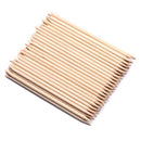 Borogo 100 Pcs Orange Wood Nail Sticks Double Sided Multi Functional Cuticle Pusher Remover Manicure Pedicure Tool for Manicure Pedicure Borogo