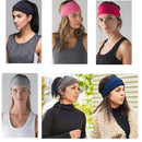 Headwear Head Wrap Sport Headband Sweatband Mask Neck Warmer for Cycling, Fishing, Running, Outdoor Head Scarf UV Resistence Elastic Seamless 12 in 1 Magic Scarf Multifunctional hair band 6pcs MAKERSLAND