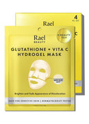 Rael Hydrogel Masks, Deep Hydration Skincare (Collagen PDRN, 4 Ct) | Peptides & Hyaluronic Acid, Moisturizing, Advanced PM Routine for Glowing Skin, Daily Korean Skin Care Infinity Warehouse