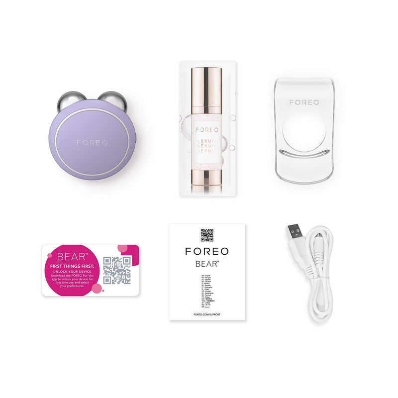 FOREO BEAR mini App-connected Microcurrent Facial Toning Device martinandmark.com