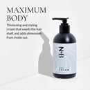 N+B Curl Cream | Increase Natural Shine and Reduce Frizz | For All Hair Types and Textures | USA Made - 8 oz Nicole + Brizee