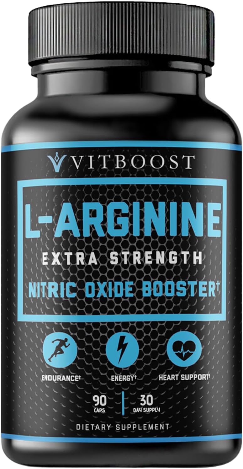Extra Strength L Arginine Capsule 1500mg - Nitric Oxide Supplements for Stamina, Muscle, Vascularity & Energy - Powerful NO Booster with L-Arginine, L-Citrulline & Essential Amino Acids Infinity Warehouse