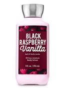 Bath and Body Works Black Raspberry Vanilla Lotion 8 Ounce Full Size Signature Collection Bath & Body Works