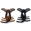 Scunci No-Slip Grip Chunky Jaw Clips | All Day Hold | 2-Pieces per Pack (1-Pack) Scunci