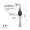 Cocos Eyebrow Tweezers for Women and Men | Tweezers Precision | Slanted Tweezers for Ingrown Hair and Splinters | Professional Facial Tweezers for Eyebrows and Hair Removal, 1 pack Coco's Closet