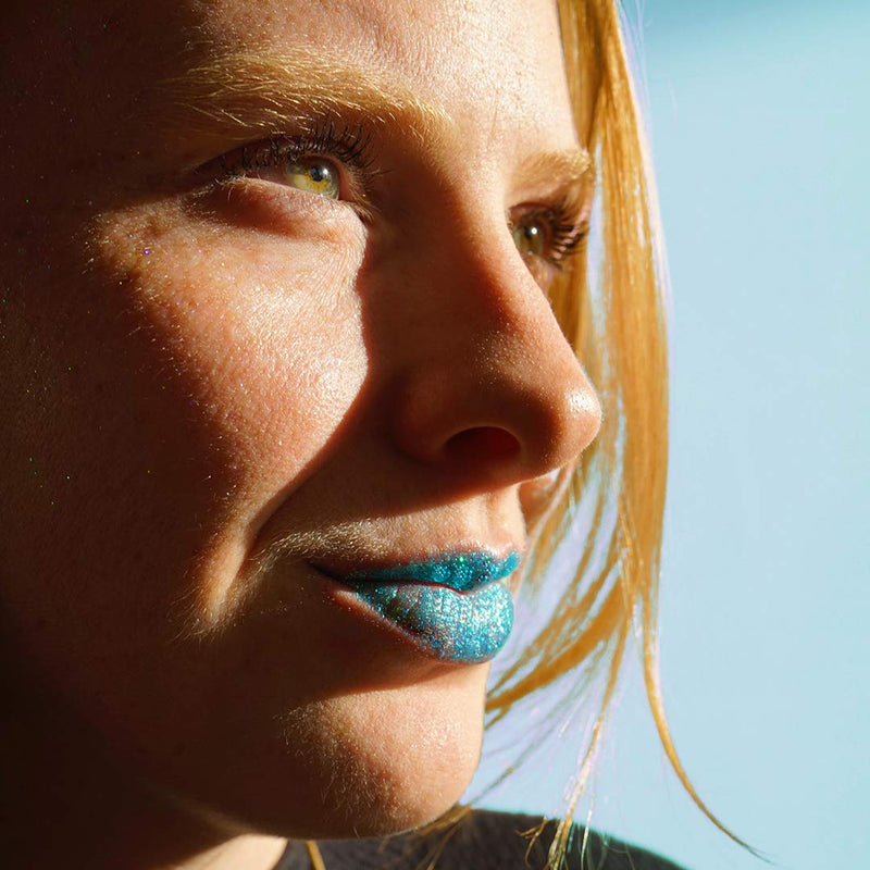 Unicorn Snot Holographic Hi Def Glitter - Cosmetic Grade - for Hair, Face, Eyeshadow, Body Art, Lipgloss, Nails (Blue) UNICORN SNOT