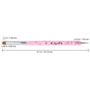Ivy-L Premium 2 Way French Gel Acrylic Nail Art Kolinsky Brush with Dotting Tool for Professional Manicure Cuticle Clean up Nail Art Design (Size 10, Pink Marble) Ivy L