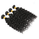 Brazilian Virgin Water Wave 4 Bundles 18 20 22 24 Inch 100% Unprocessed Human Hair Bundles Water Wavy Hair Double Strong Weft Natural Black Hair Extension MDL
