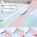 Silicone Back Scrubber for Shower, Back Washer Brush Long Handle with Super Soft Bristles, Bath Body Shower Exfoliator Brush for Men and Women, BPA Free, Non-Slip V-TOP