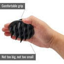 (2 Pack) Hair Shampoo Brush Head Scalp Massager Scrubber, Mold-free One-piece Solid Silicone, for Healthy Hair Growth Dry Scalp Dandruff, Adults Children Thick/thin Hair or Dogs Cats, WAKISAKI (Black) WAKISAKI