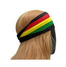 SAE99 Rasta Headband, Sweatband, Head Wrap, Knot Twist Headband, Soft Stretchy Headband, Headband Fits All SAE99